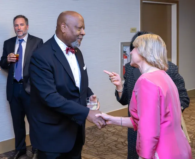ASE 2026 reception guests exchanging ideas