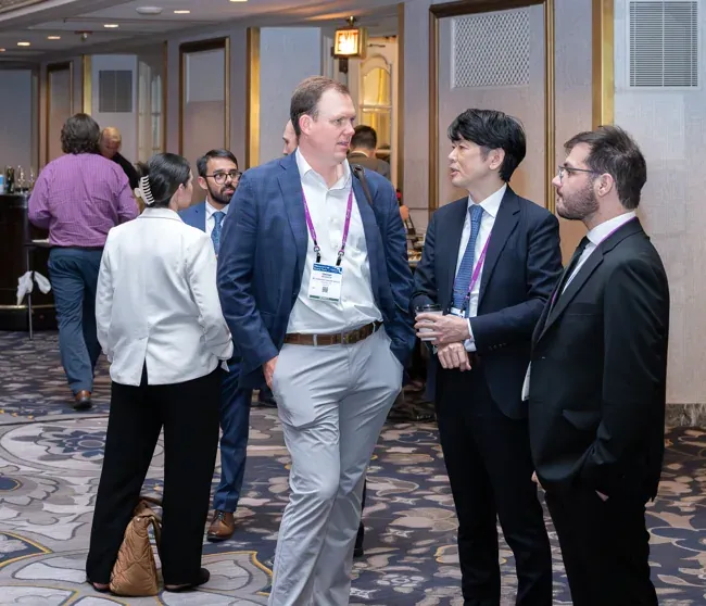 Guests connecting during the DDW 2026 SSAT Foundation reception
