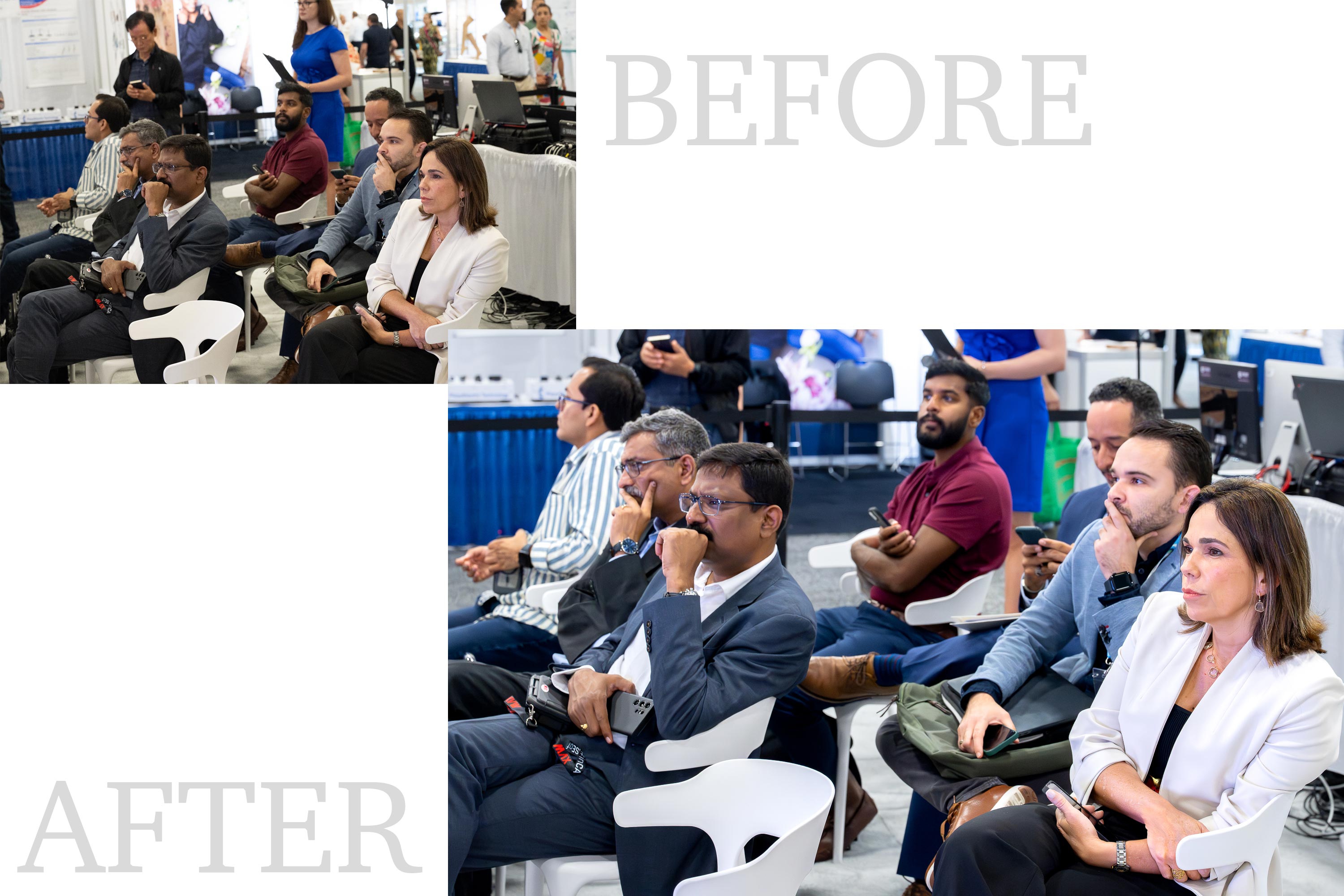 Post-processing as a key factor in choosing a photographer for conference photography in Washington, D.C.