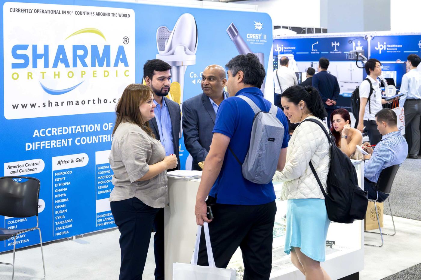 Professional photo of Florida International Medical Expo (FIME) SHARMA Orthopedic was taken by DChFOTO in Miami, FL, USA